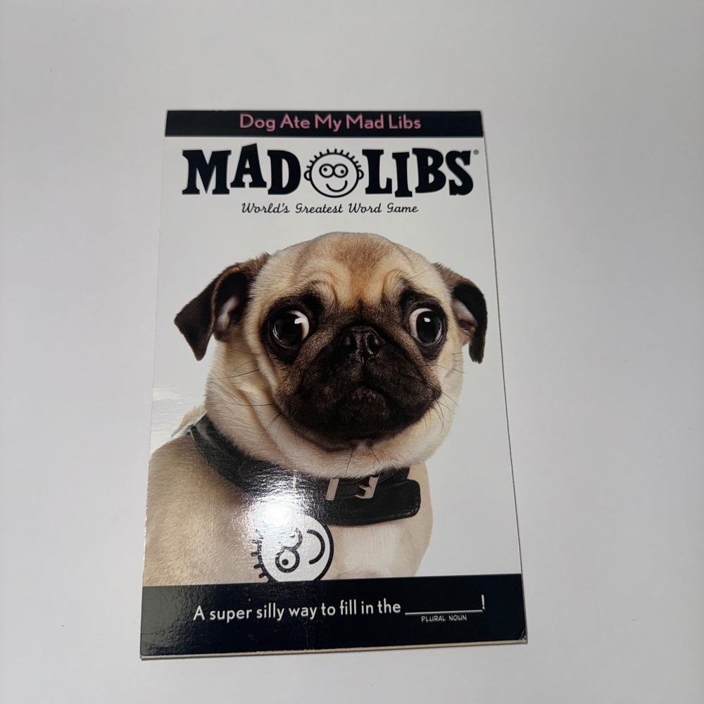 Dog Ate My Mad Libs Worlds Greatest Word Game Book Kids Travel Activity